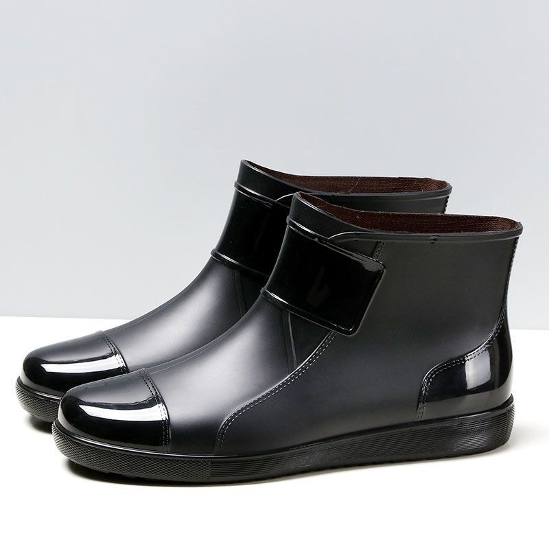 Men's Short Waterproof Plus Size Rain Boots Shoe