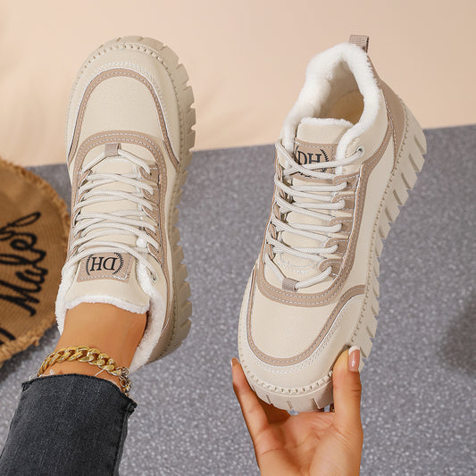 Versatile Casual Sports Sneakers With Thick Soles